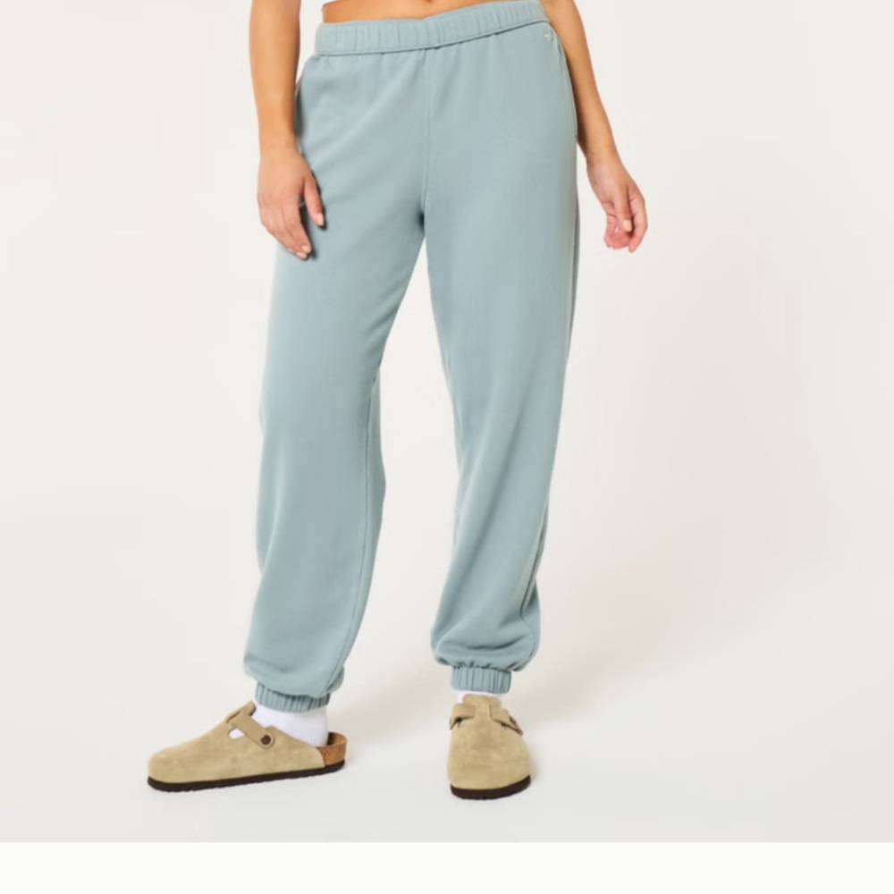 Hollister feel good fleece dad joggers